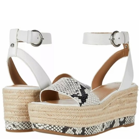 Marc Fisher Shoes - 🌸MARC FISHER🌸 Gigli Platform Gray Multi Leather Sandal Size: 7M